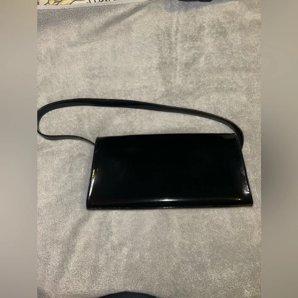 Vintage Nine West patent leather shoulder handbag - Picture 3 of 6